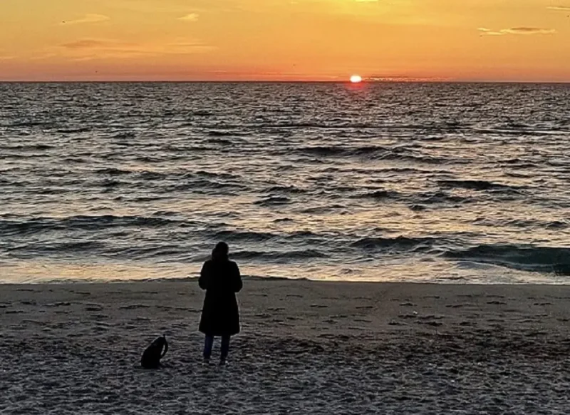 Море в Одессе осенью