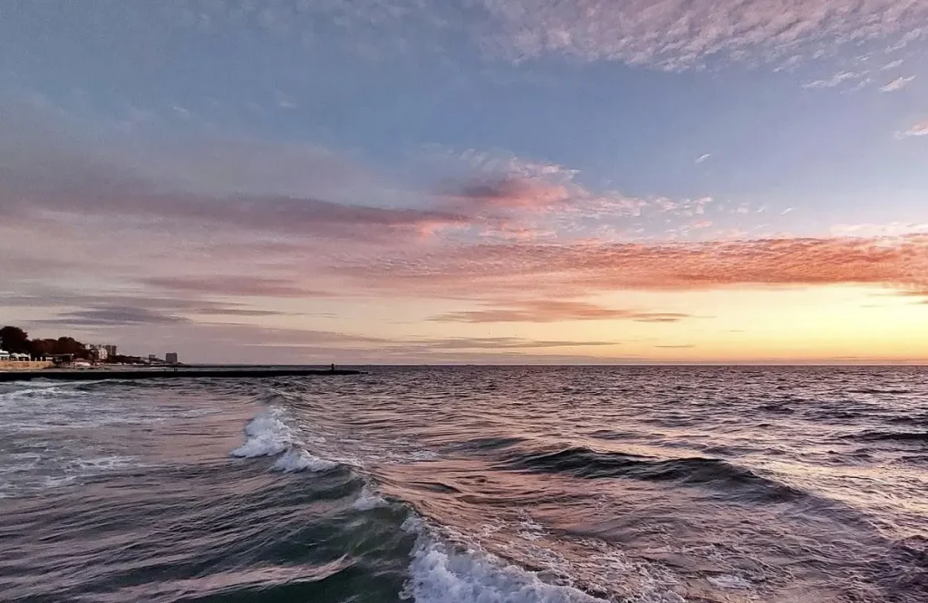 Море в Одессе в ноябре