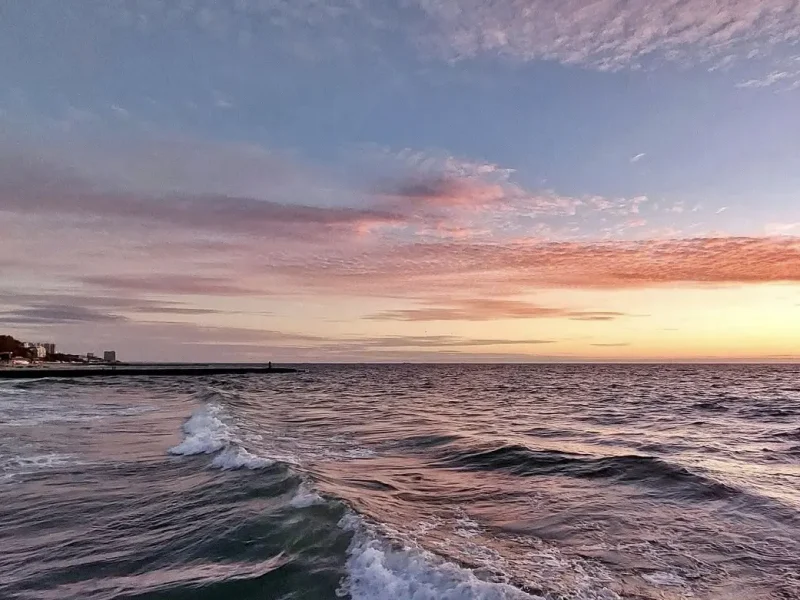 Море в Одессе в ноябре