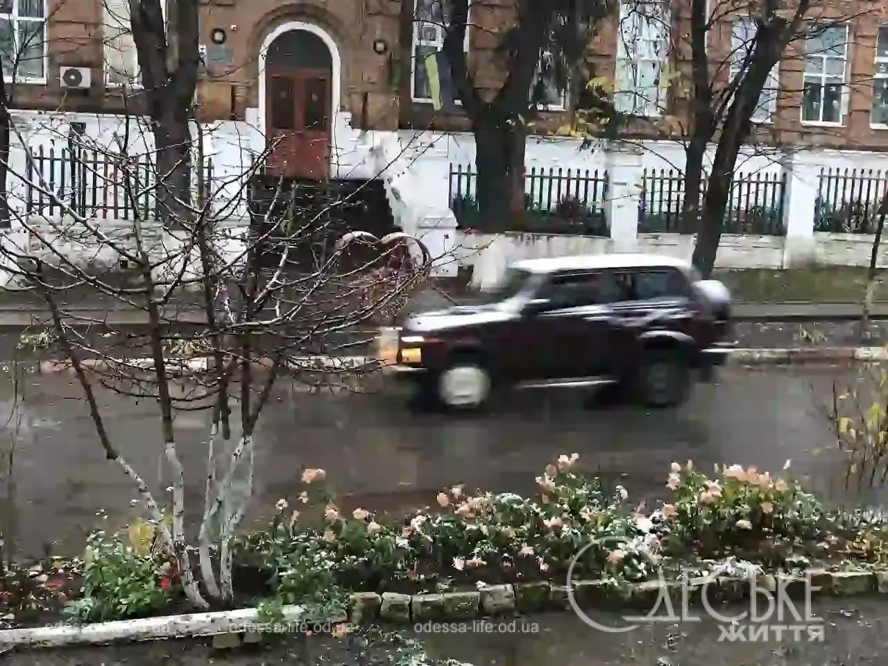 Перший сніг у Любашівці та Балті