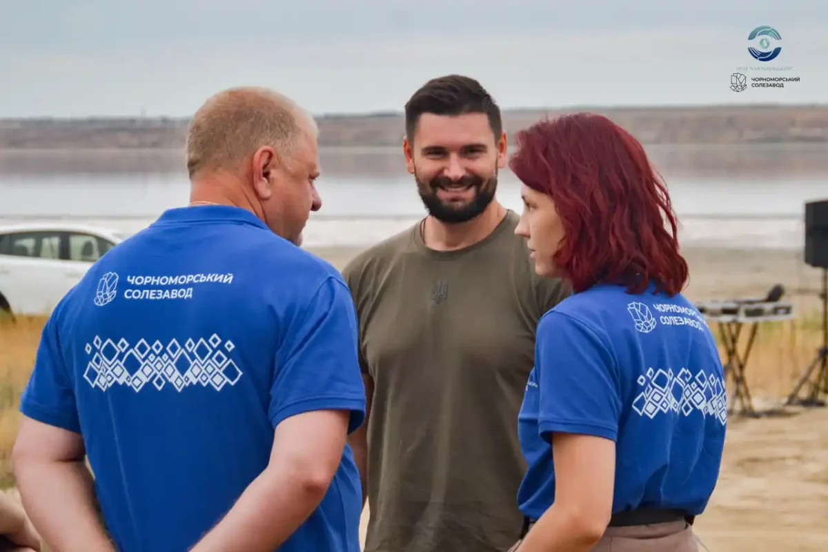 Керівник НПП Куяльницький та керівництво Чорноморського солезаводу