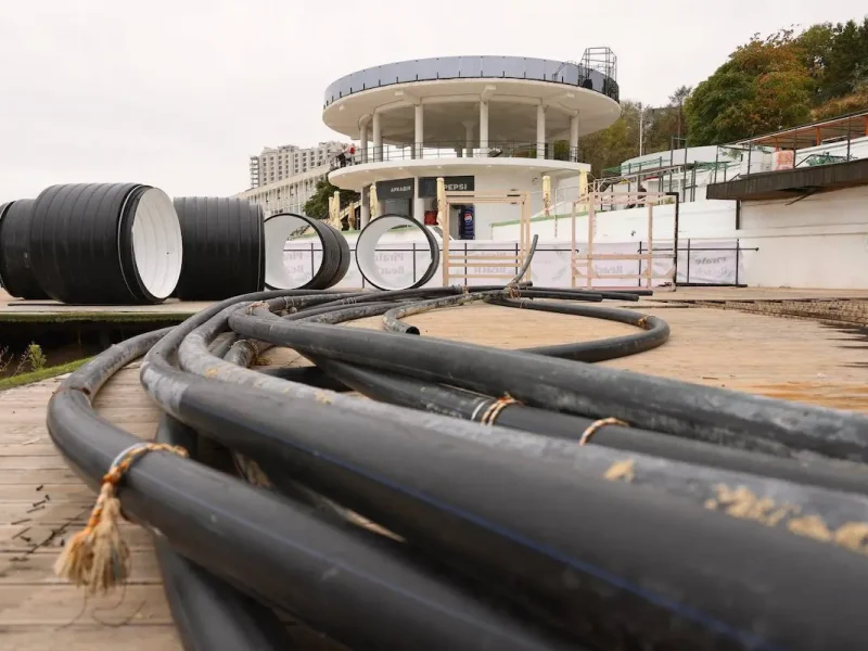 капремонт морской части Новоаркадийского коллектора