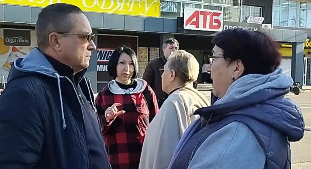 Ірина Томашевська на акції пам'яті у Рені