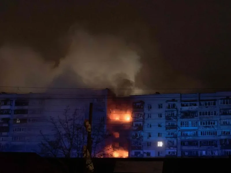 Удар по многоэтажке в Вышгороде, 30 ноября 2025
