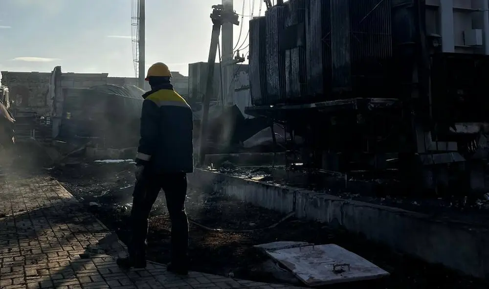 атака на объект ДТЭК