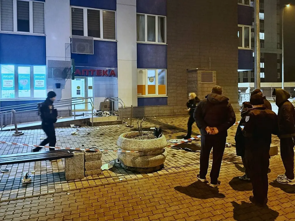 российский дрон упал в Киевском районе Одессы