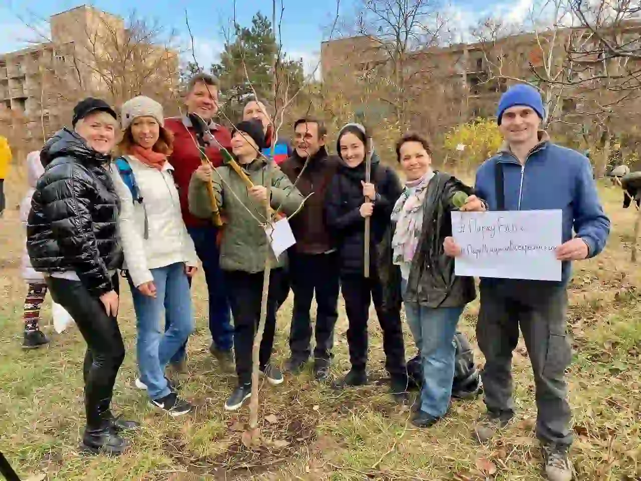 Суботник на території санаторію