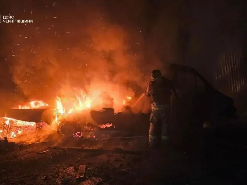 Обстрел Черниговщины, 23 декабря 2025