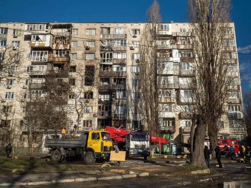 Одесса после атаки дронов, 31 декабря 2025