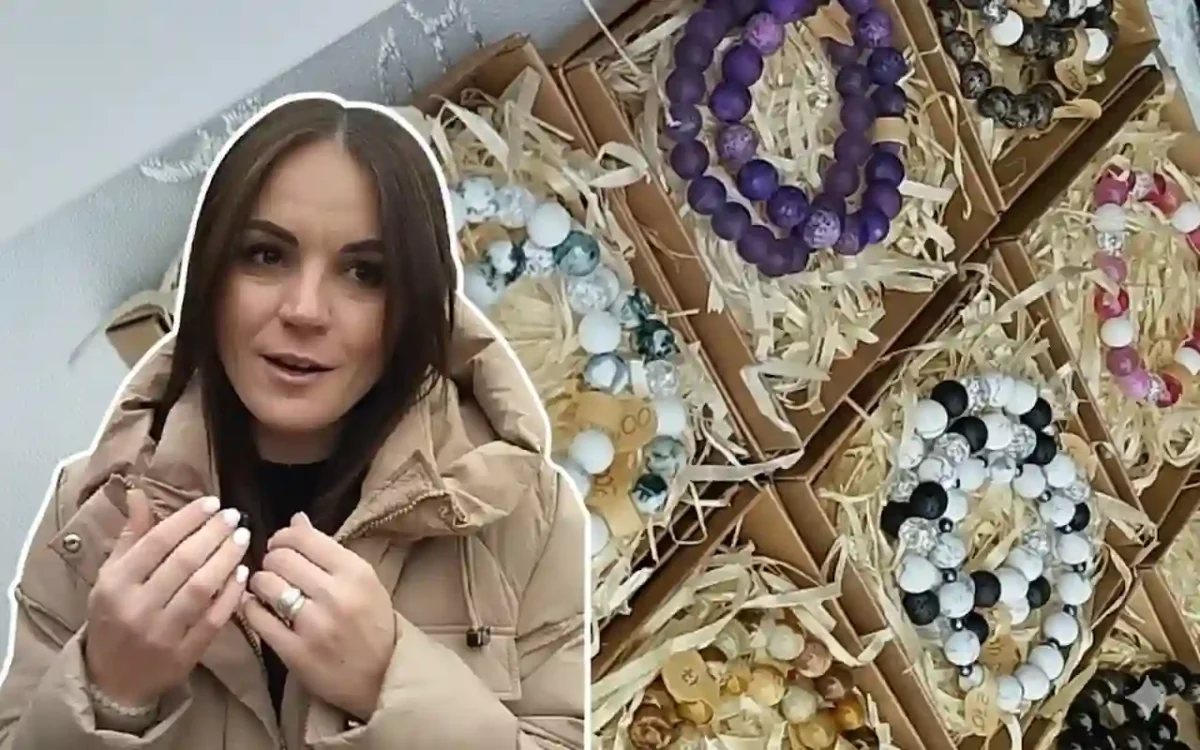 Олеся Гіневська виробляє прикраси з камню