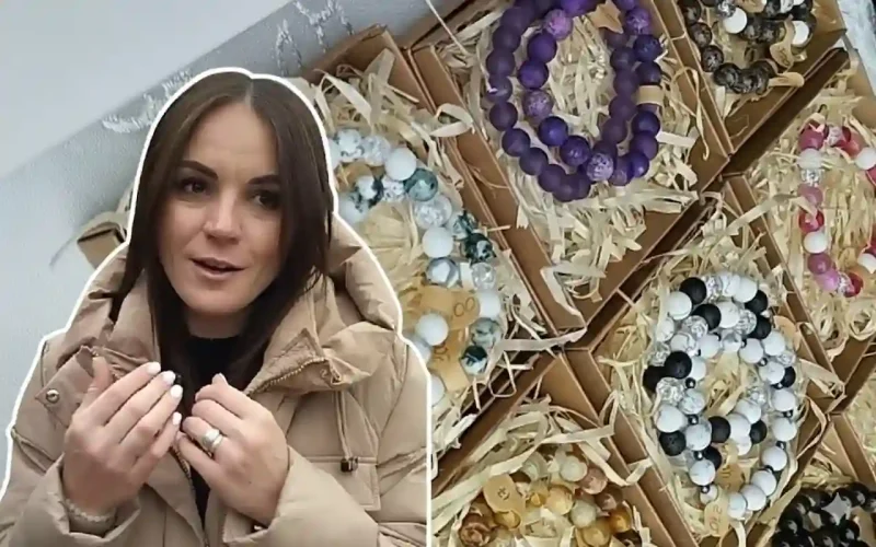 Олеся Гіневська виробляє прикраси з камню