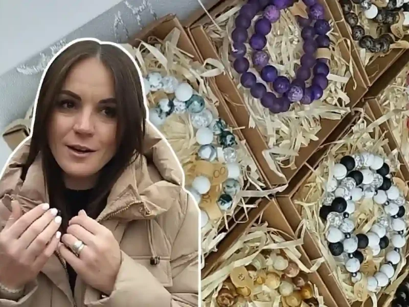 Олеся Гіневська виробляє прикраси з камню