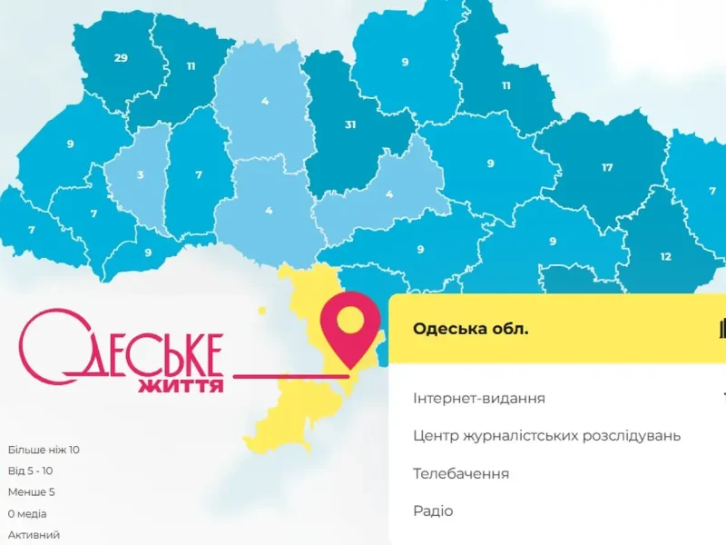 ОЖ на мапі рекомендованих медіа