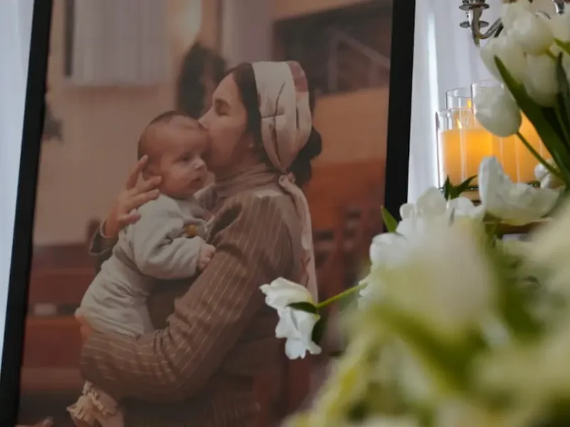 Анна Гайдаржи и ее сын Тимофей