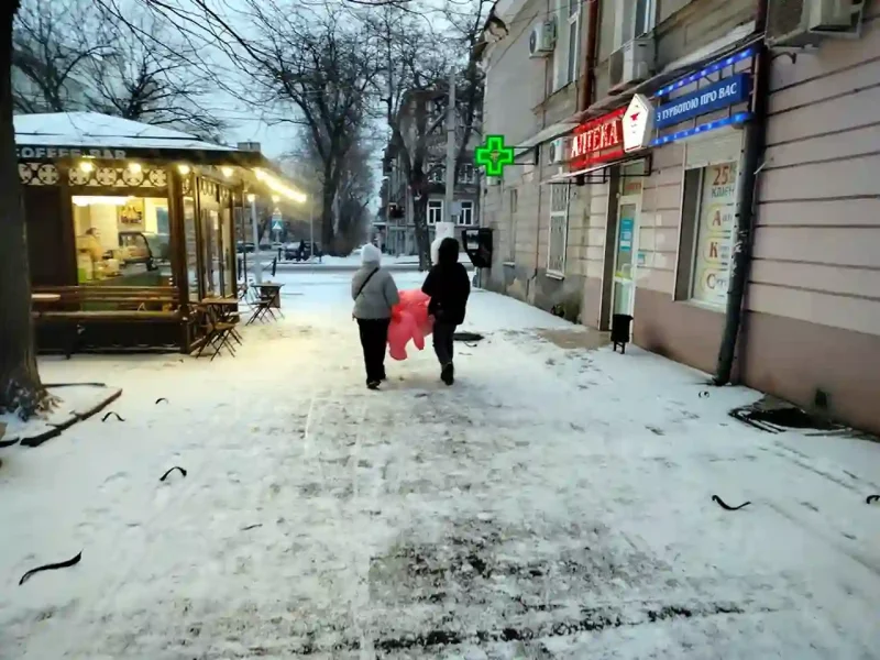 Сніг в Одесі