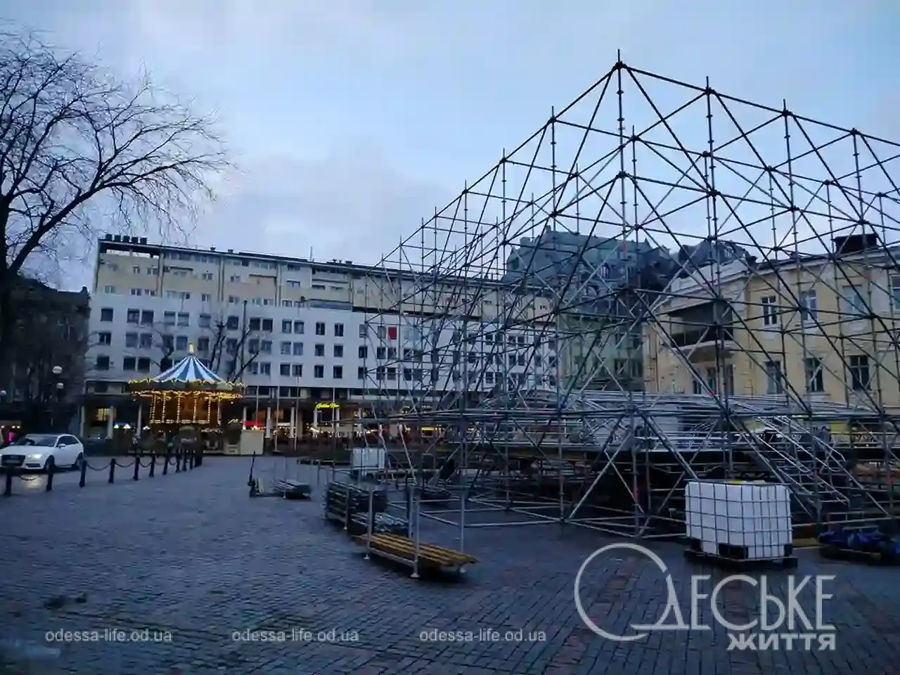 Зимове містечко на Грецькій