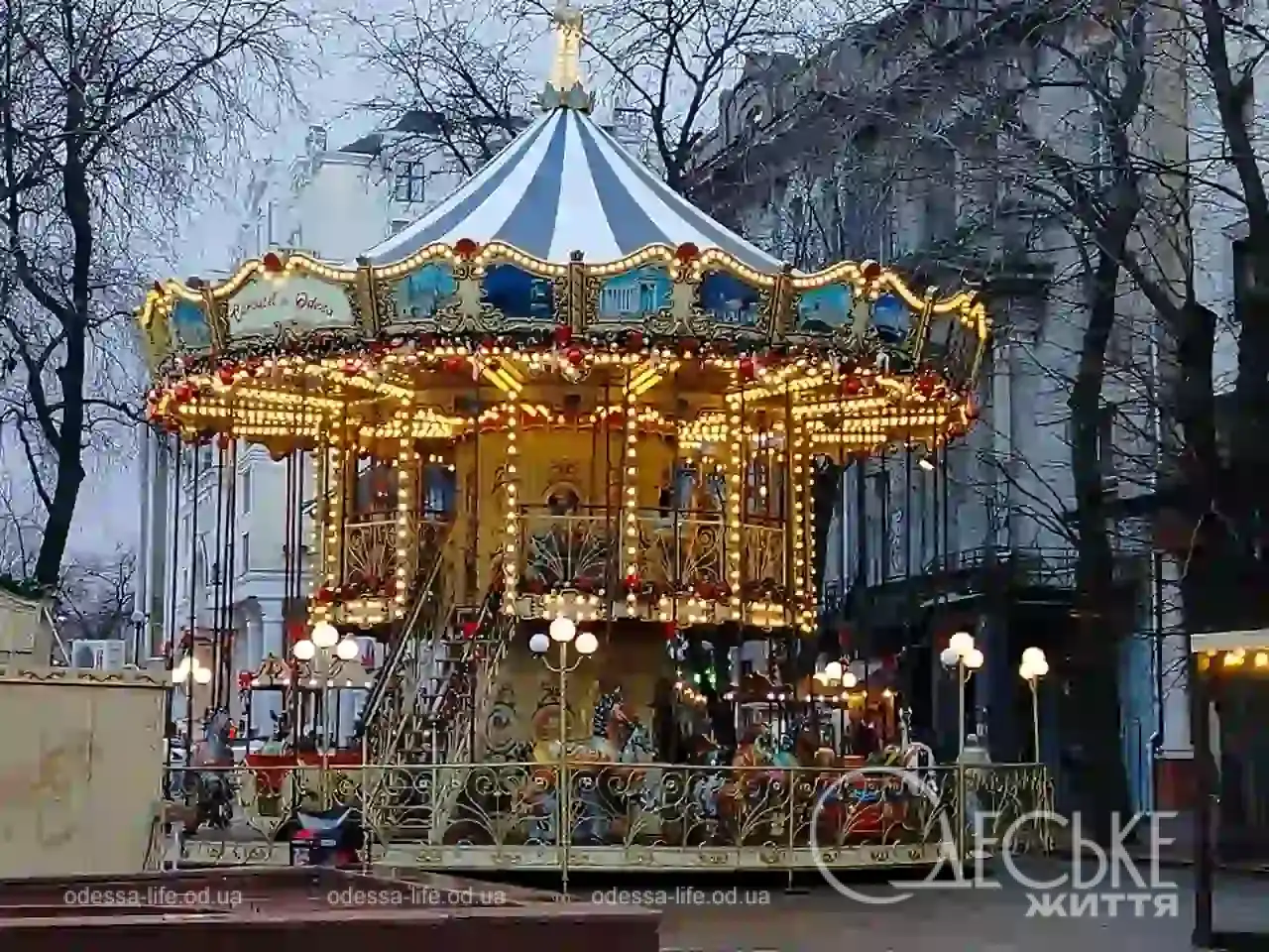 Зимове містечко на Грецькій