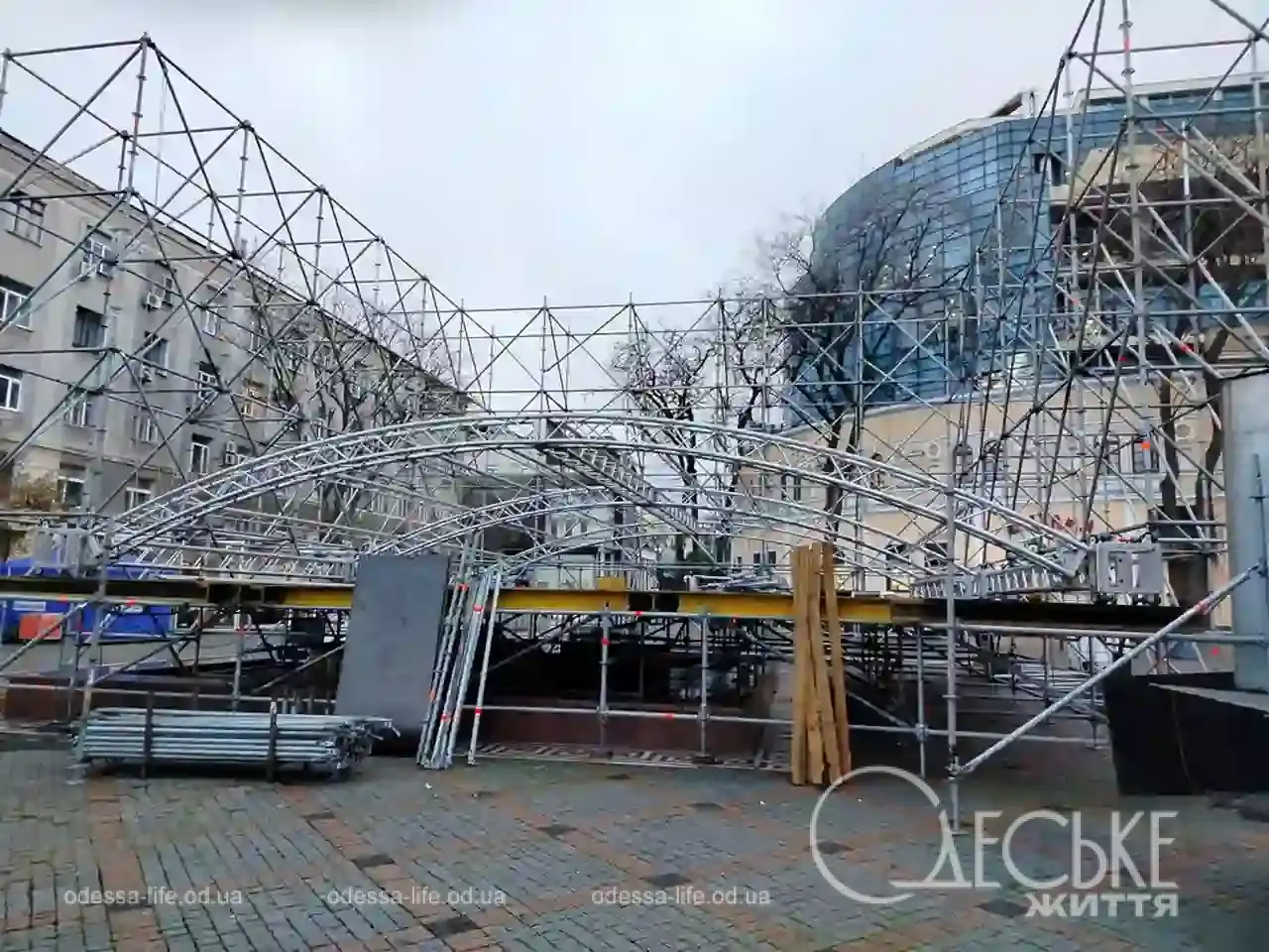 Зимове містечко на Грецькій