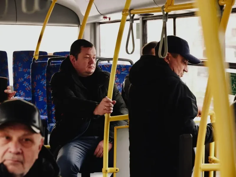 Обкатка автобусов в Одессе