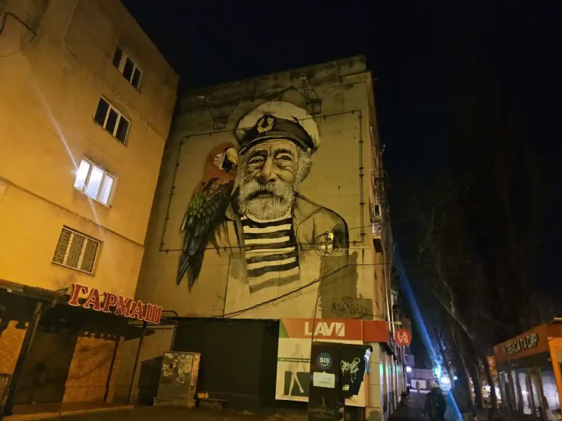 Красивий будинок у темряві