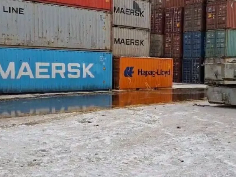 Удар по порту Черноморска 15 января 2026