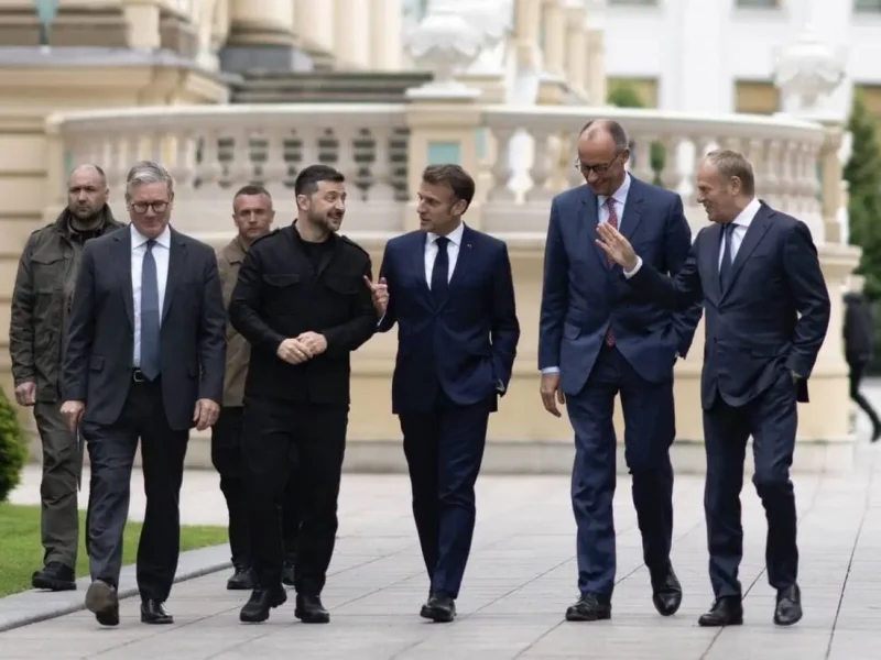 Зеленский и союзники