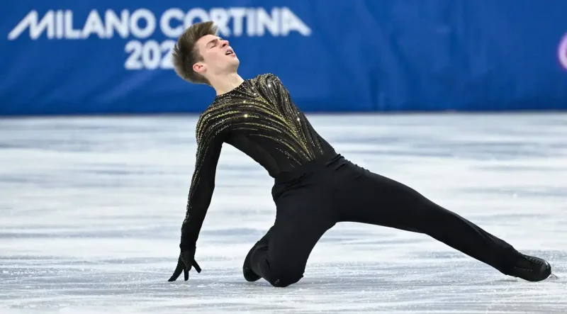 Ендрю Торгашев - під час виступу на олімпіаді у Мілані
