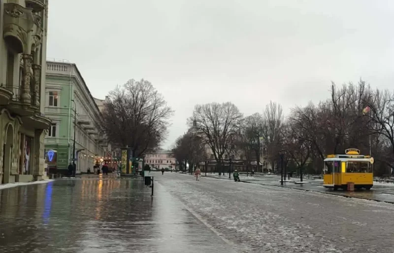Ожеледь в Одесі