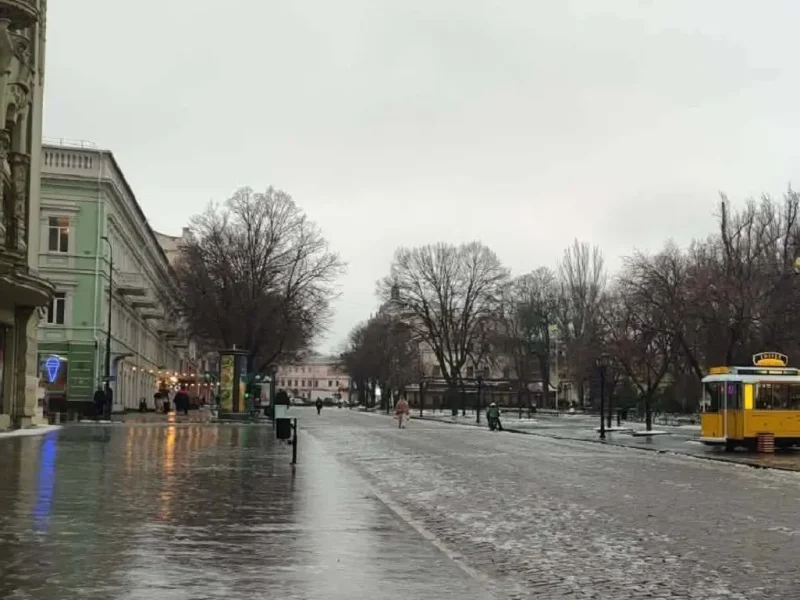 Ожеледь в Одесі