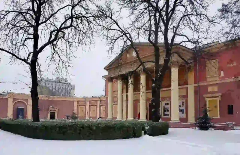 Художній музей в Одесі в зимку