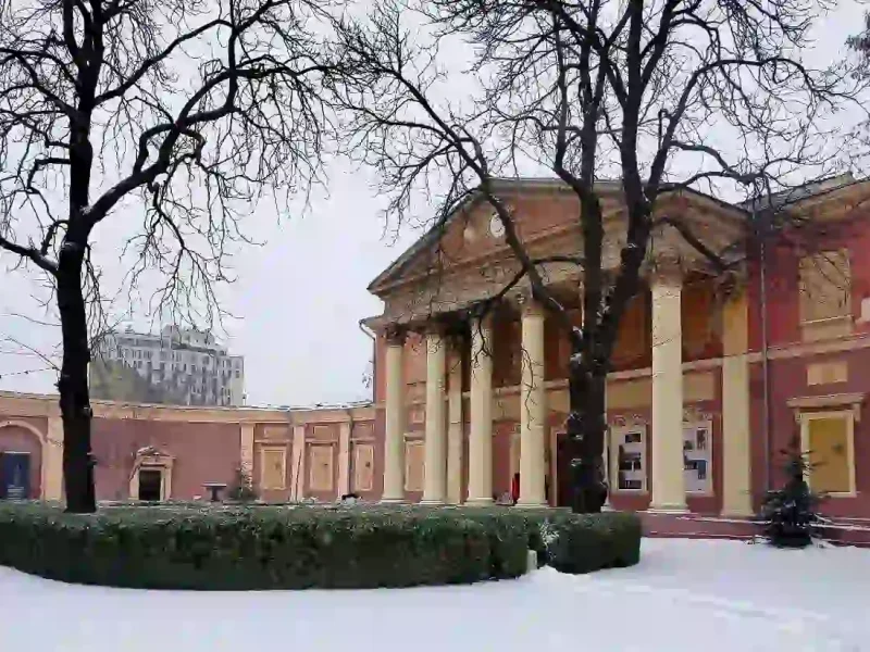 Художній музей в Одесі в зимку