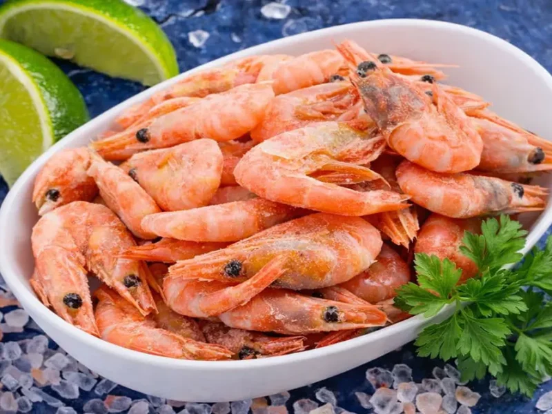 Креветки на стол