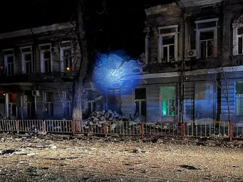 Одесса: последствия атаки дронов 21 февраля 2026