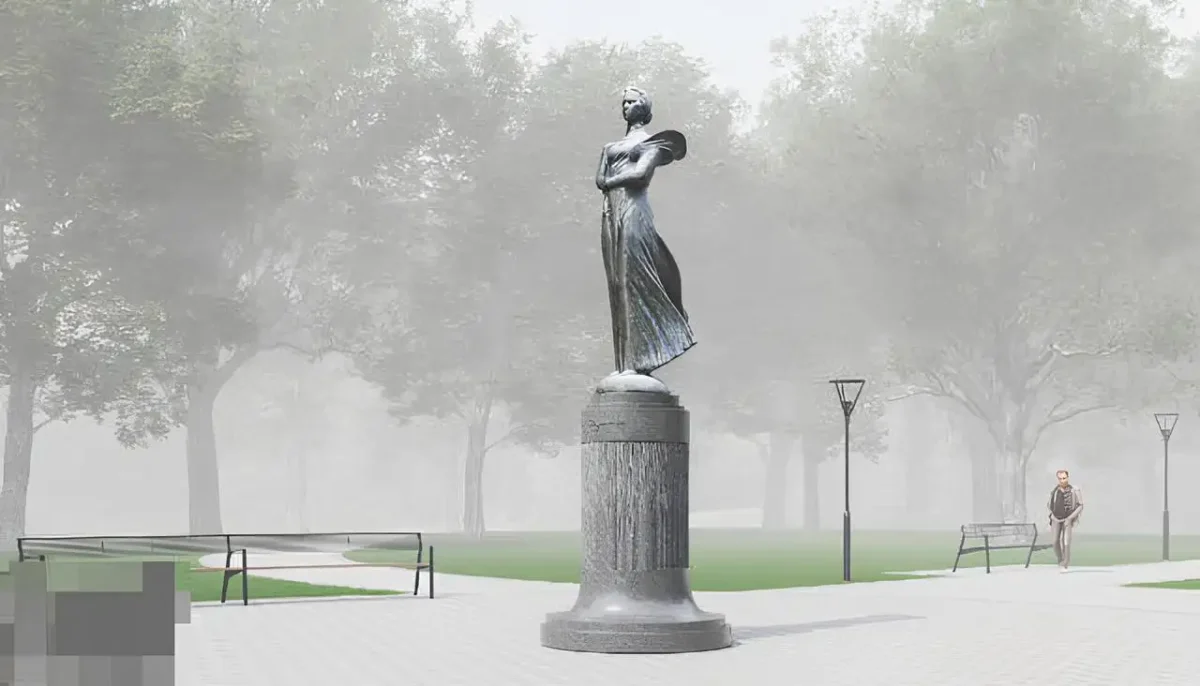 Пам'ятник Лесі Українці візуалізація