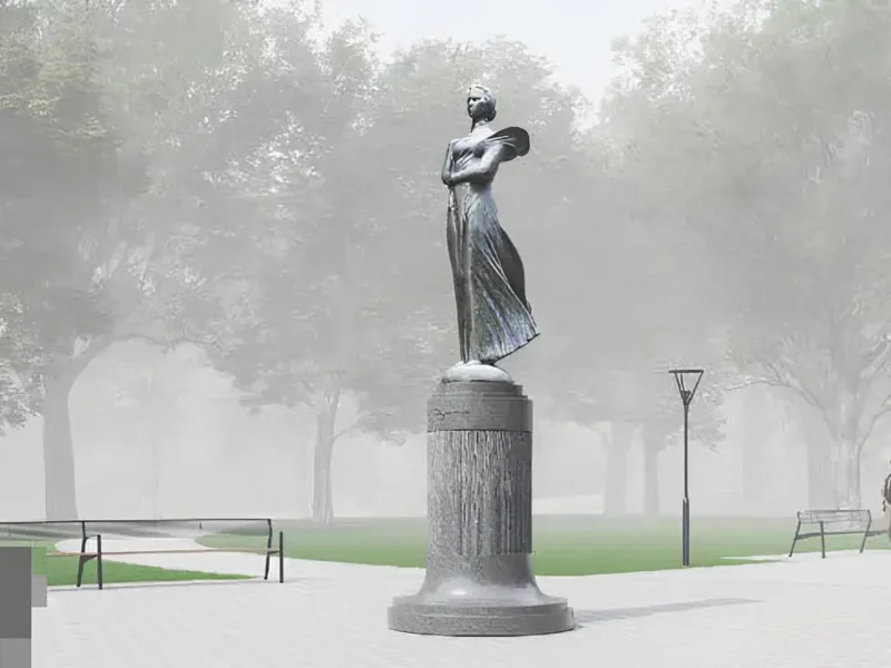 Пам'ятник Лесі Українці візуалізація