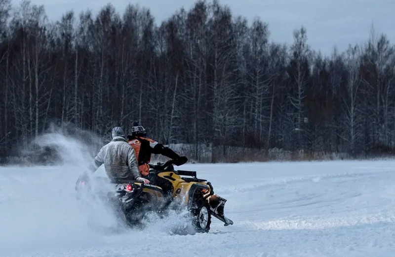 Квадроцикл зимой
