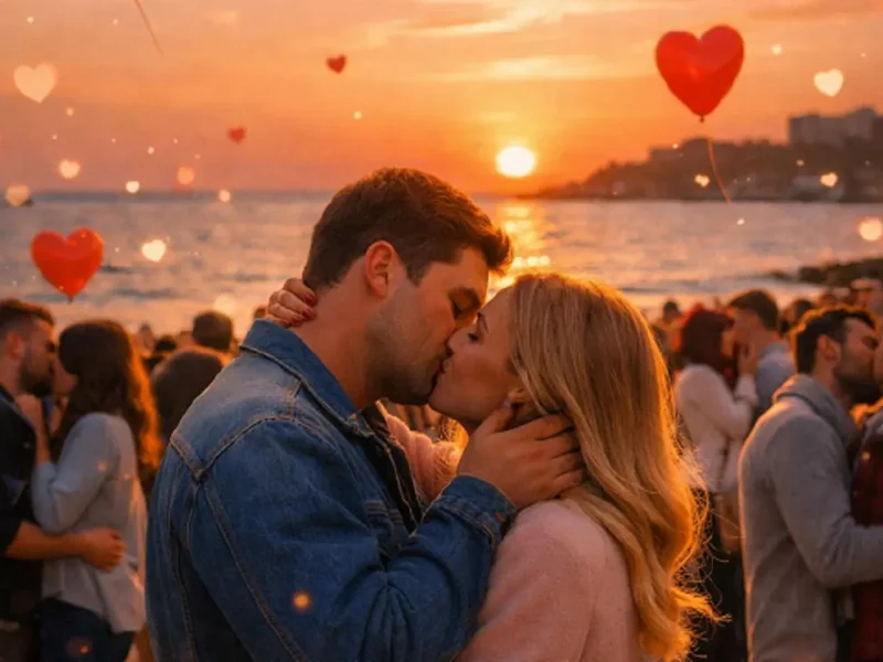 Поцелуй у моря
