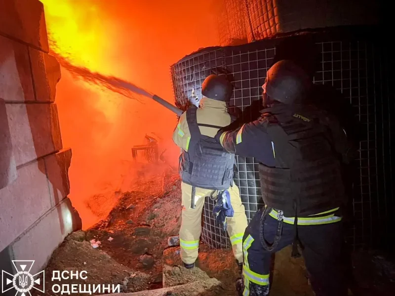 Ночью 22 февраля 2026 российские дроны атаковали объекты энергетической инфраструктуры Одесской области