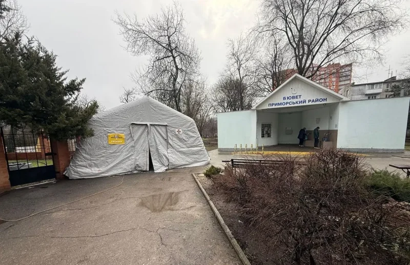 В Одесі розгорнули додаткові «Пункти незламності»: біля парка Перемоги