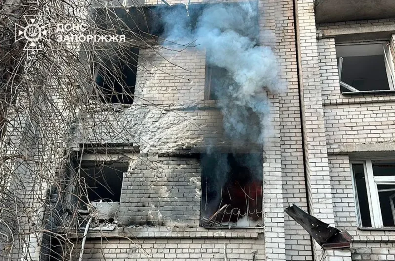 Удар по роддому в Запорожье, 1 февраля 2026