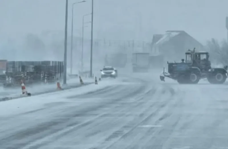 Одещину замітає снігом