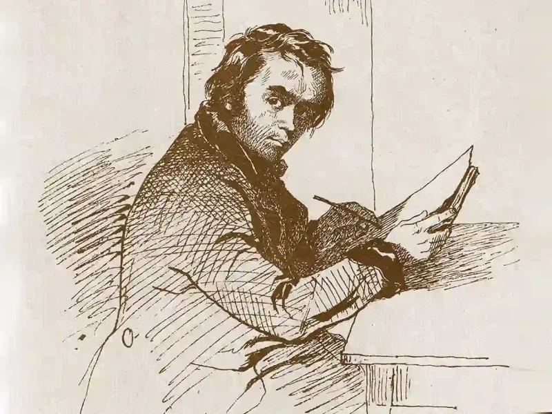 Автопортрет Шевченко у юності