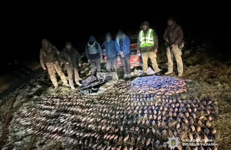 Під Ізмаїлом спіймали браконьєрів із величезним уловом