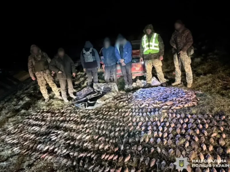 Під Ізмаїлом спіймали браконьєрів із величезним уловом