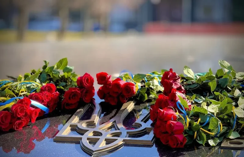Возложение цветов в День добровольца в Одессе