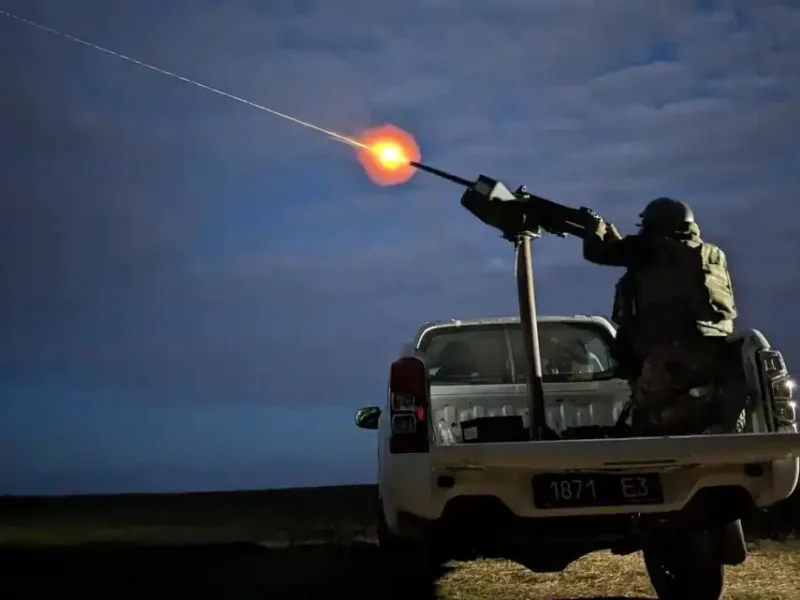 добровольцы сбивают дроны