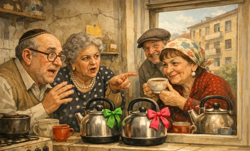 Одесская коммуналка - это место, где пропажа обычного чайника превращается в целое расследование