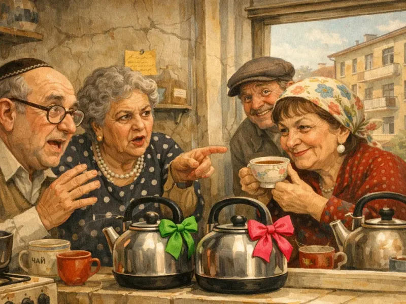 Одесская коммуналка - это место, где пропажа обычного чайника превращается в целое расследование