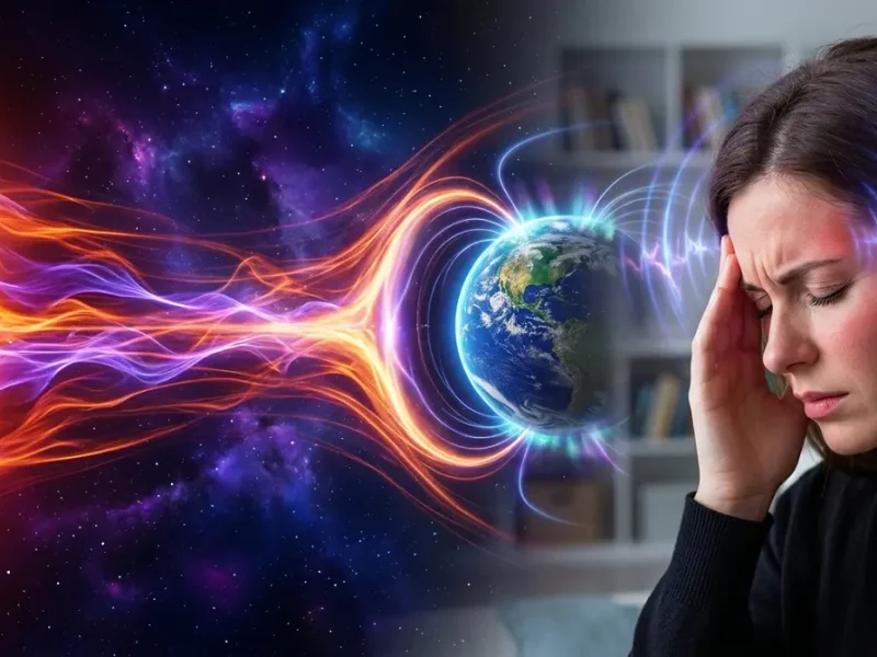 В дни магнитных бурь метеозависимым людям может быть не по себе