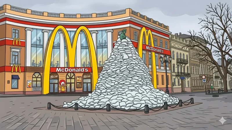 МакДональдз возле Дюка в Одессе